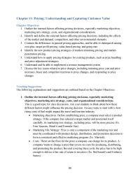 Marketing Chapter 11 Homework Demand And Price Are Inversely Related The