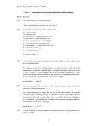 Database Storage & Design Chapter 17 Homework The Logical Models Representing Each User View
