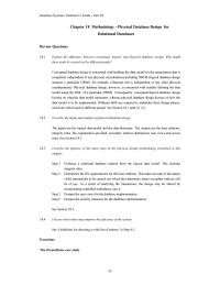 Database Storage & Design Chapter 18 Homework Create Primary Key For The Other Tables