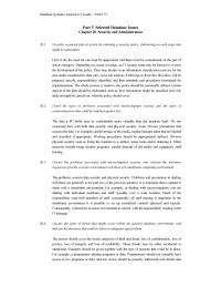 Database Storage & Design Chapter 20 Homework Much The Responsibility Rests With Members Staff