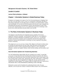 Management Chapter 1 The Key Elements Organization Are Its