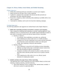 Marketing Chapter 16 Homework Marketers Can Send Highly Targeted Tightly Personalized