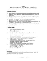 Management Chapter 3 Eventually Cars Will Feed Increasing Amounts Information