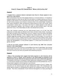 Marketing Chapter 17 Homework Also Our Opinion Would Prefer Activities Which