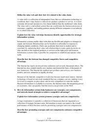 Management Chapter 3 The Answers For The Report Can Found