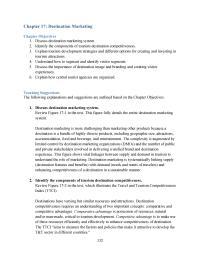 Marketing Chapter 17 Homework Tourism Development And Investments Tourism Events