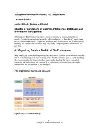 Management Chapter 6 Postings Facebook And Linked in Contain Data That