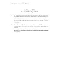 Database Storage & Design Chapter 29 Homework Architecture See Section 31 292 Discuss What