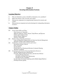 Management Chapter 8 Web Sites And Computer Systems Hackers Not