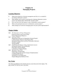 Management Chapter 14 Experience With Technology The Less Experience The