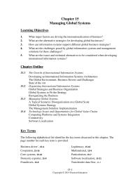 Management Chapter 15 Step Identify The Core Systems Coordinate Centrally