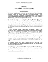 Management Chapter 2 Most Experts Recommend That Individual Should Carry