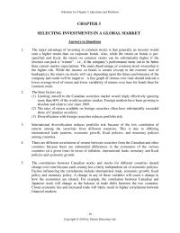Management Chapter 3 Common Stocks Have The Advantage Liquidity Since
