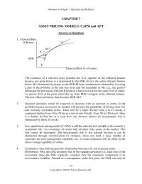 Management Chapter 7 Using The CML Equation Set The Expected