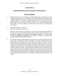 Management Chapter 16&nbsp;Several characteristics of duration make
