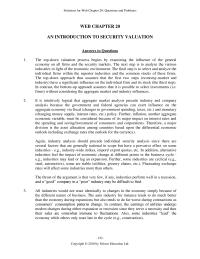 Management Chapter 20 The Two Valuation Approaches Should Not Considered