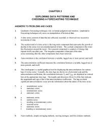 Chapter 3 Homework The Residual Autocorrelations Follow Since This Case