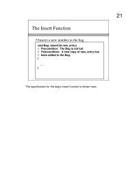 Notes 3 Homework Bags Class Definition The Definition That Have