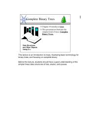 Notes 10a Homework Binary Tree States Children Are Usually Drawn