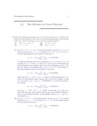Chapter 2 Homework Note That The Error The Fifth False