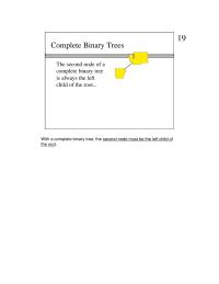 Notes 10a Homework This Complete But This Binary Tree Complete