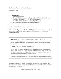 Chapter 11 Homework For any fixed 100-element background set S