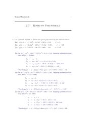 Chapter 2 Homework The Hermite Polynomials X Are Special Class