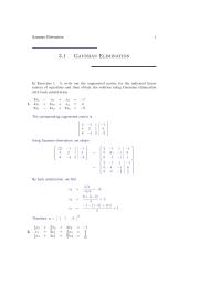 Chapter 3 Homework The corresponding augmented matrix is