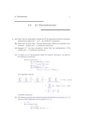 Chapter 3 Homework Decomposition 35 Decomposition A Show That The