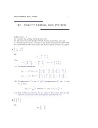 Chapter 3 Homework Iterative Methods Basic Concepts 38 Iterative Methods