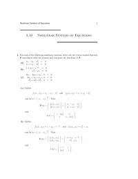 Chapter 3 Homework Use the initial vector indicated below.