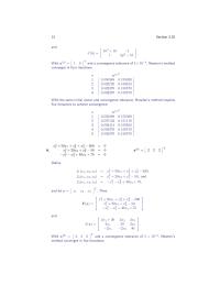Chapter 3 Homework Newtons Method Produce The Solution&nbsp;