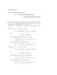 Chapter 6 Homework which compares favorably with the actual error