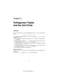 Chapter 3 Then all three numbers are even, so the triple
