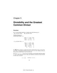 Chapter 5 Write a program to compute the greatest&nbsp;