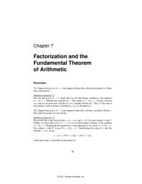 Chapter 7 There are three ways in which an even number
