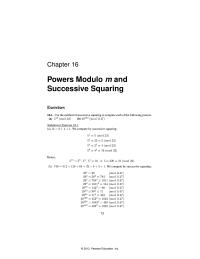 Chapter 16 Show that the following algorithm will also