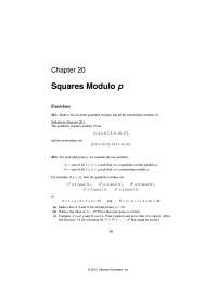 Chapter 20 Find a pattern and prove that it is correct