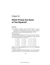 Chapter 23 Has connections with many branches of mathematics