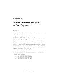 Chapter 24 There are no primitive Pythagorean triples with