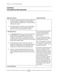 Business Development Chapter 4 Customer Buying Behavior Customer Buying