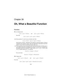Chapter 39 The only requirement is that there be one fixed