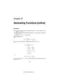 Chapter 47 If you have access to a computer that does symbolic