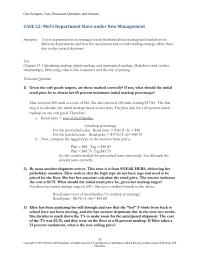 Business Development Case&nbsp;22 Multiple Markdowns Are Taken For Many Reasons