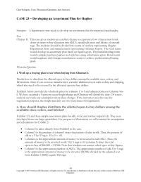 Business Development Case&nbsp;23 Work up a buying plan to use when buying from
