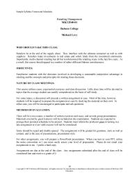 Sample Syllabus Format And Schedules Assess Which Chain Has Better Overall Financial