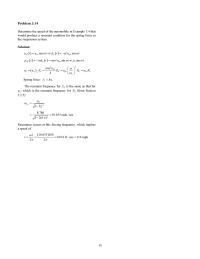 Chapter 3 Homework Problem 314 Determine The Speed The Automobile