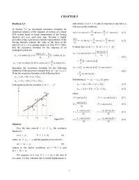 Chapter 5 Homework Specialize the recurrence formulas for the following