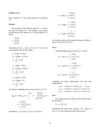 Chapter 13 Homework The Modal Static Responses U3stn Are Available