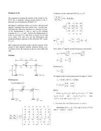 Chapter 13 Homework Compare the preceding results with the response of the&nbsp;
